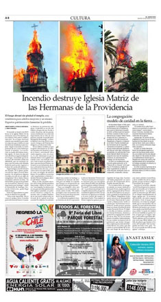 Incendio Iglesia Matriz 2