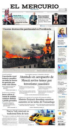 Incendio Iglesia Matriz