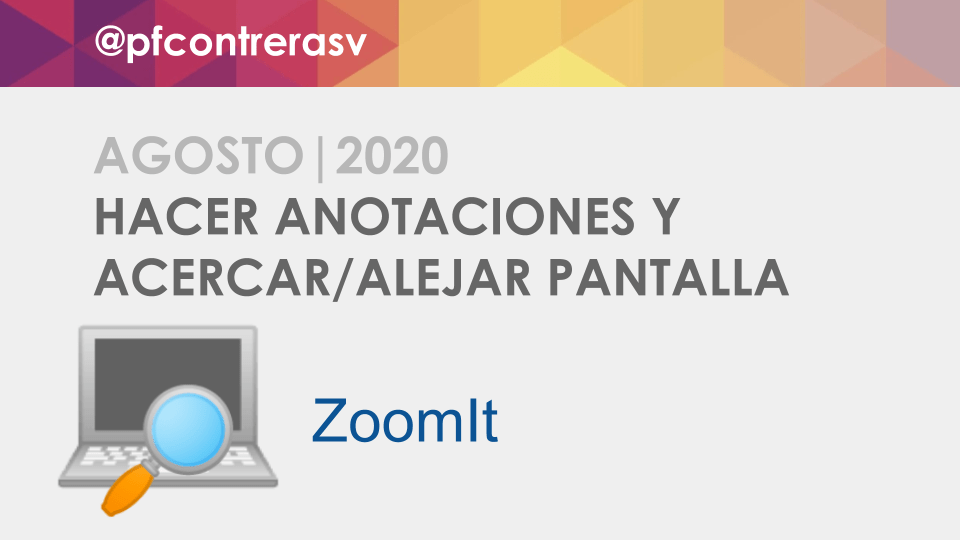 Cómo usar ZoomIt para dibujar y hacer zoom en tu&nbsp;pantalla