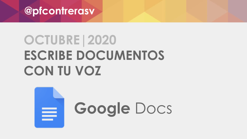 Cómo usar el dictado por voz en Google&nbsp;Docs