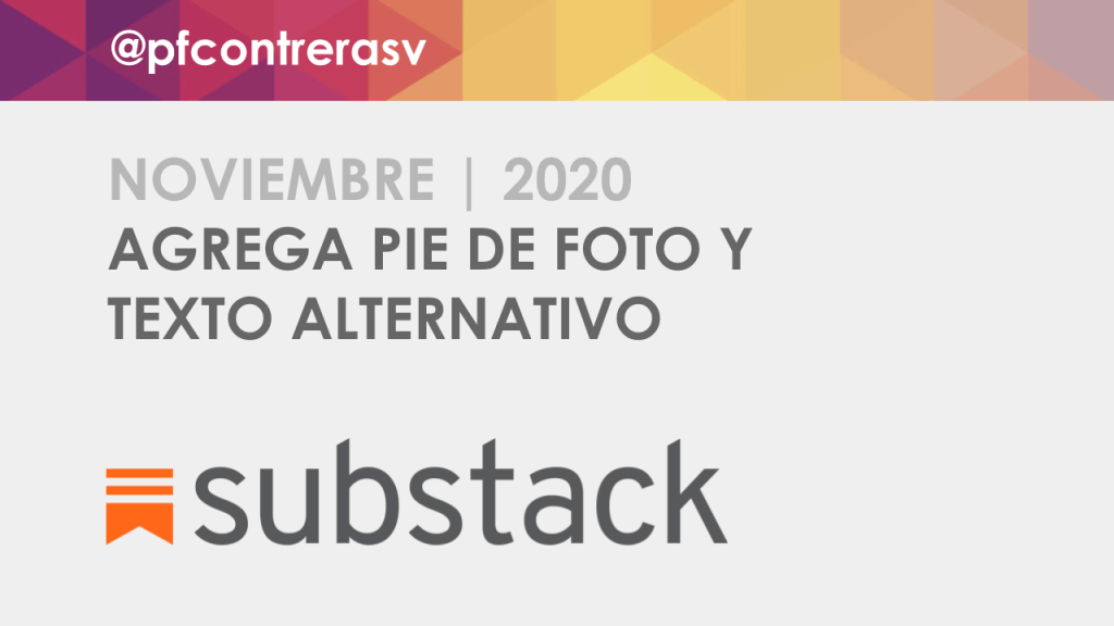 Cómo agregar pie de imagen y texto alternativo en&nbsp;Substack