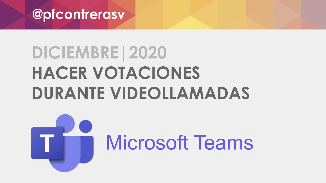 Cómo hacer encuestas en una reunión videollamada de Microsoft Teams
