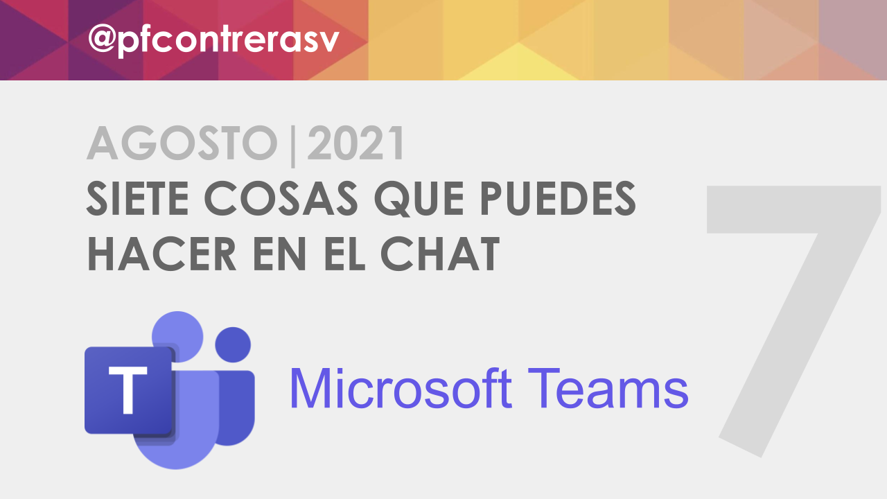 Cómo usar el chat de Microsoft Teams