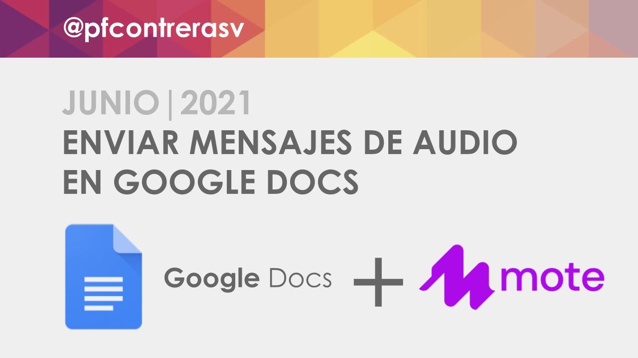 Cómo dejar comentarios de audio en Google Docs usando Mote