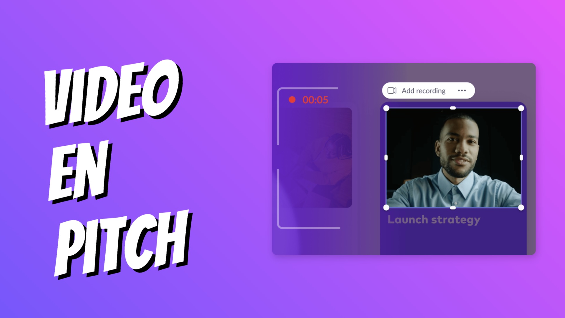 Cómo grabar video en Pitch.com
