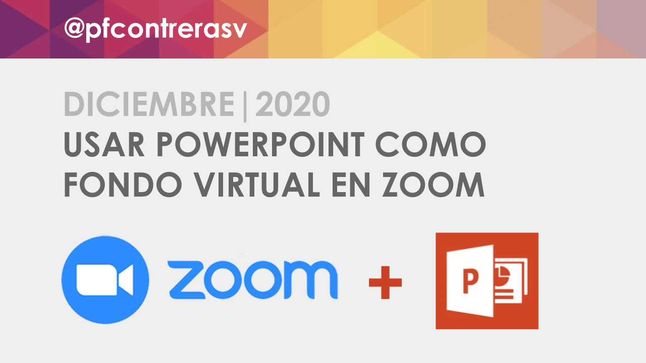 Cómo usar PowerPoint como fondo virtual en Zoom