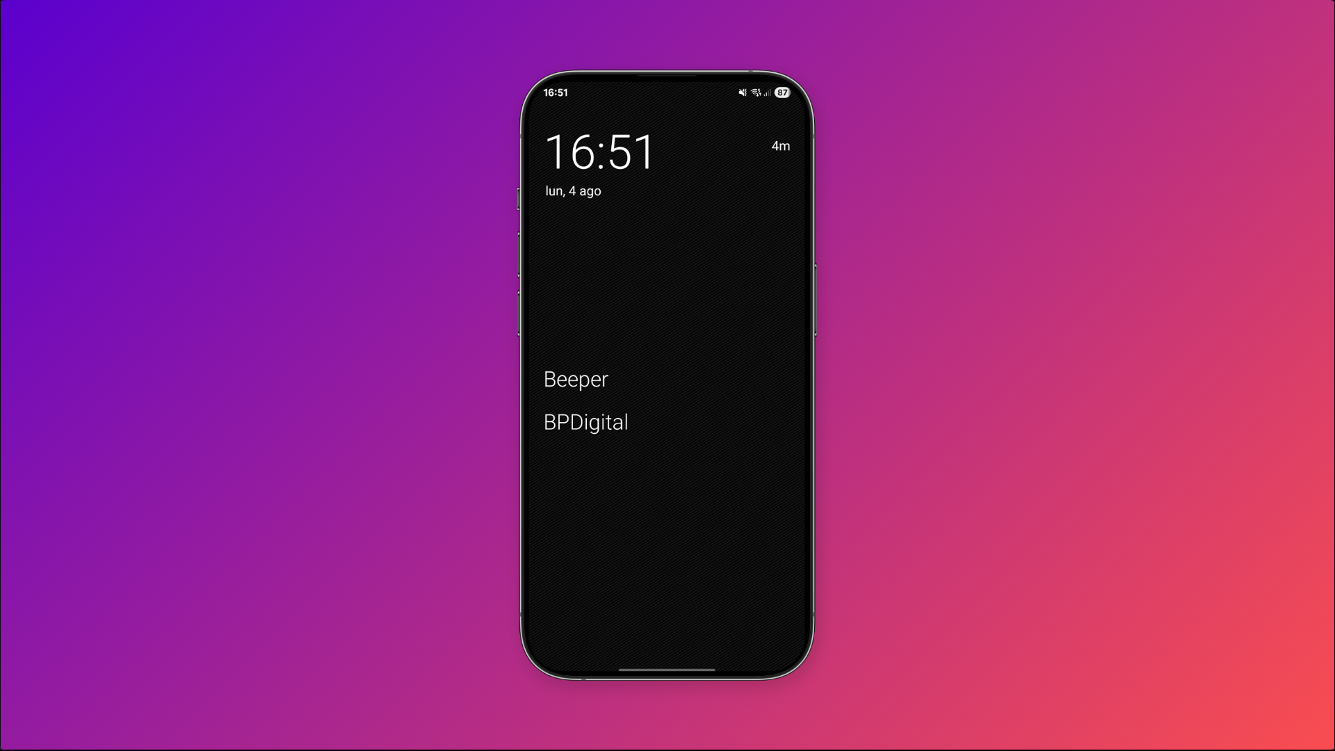 Así es mi teléfono minimalista